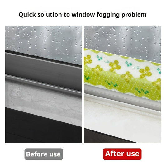 Fog-Resistant Self-Adhesive Window Stickers for Winter, Kitchen, and Sink - Water-Absorbing, Moisture-Proof, and Leak-Proof