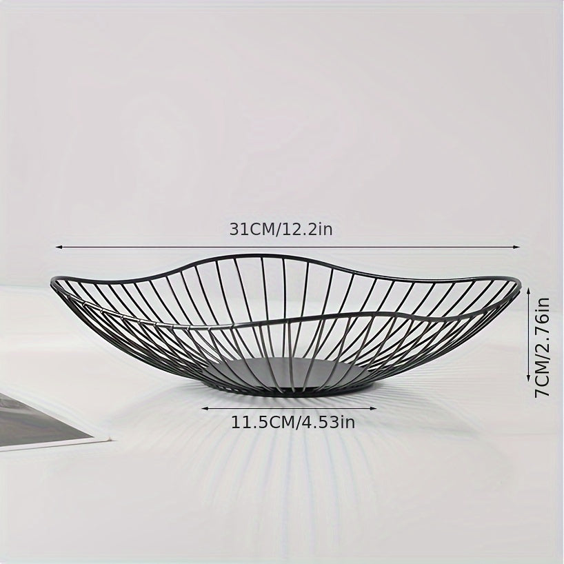 1pc Geometric Fruit Basket, for Living Room Coffee Table