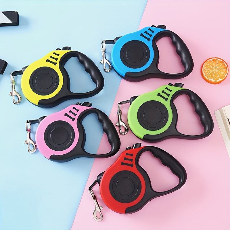 Automatic retractable dog leash for walking and running puppies