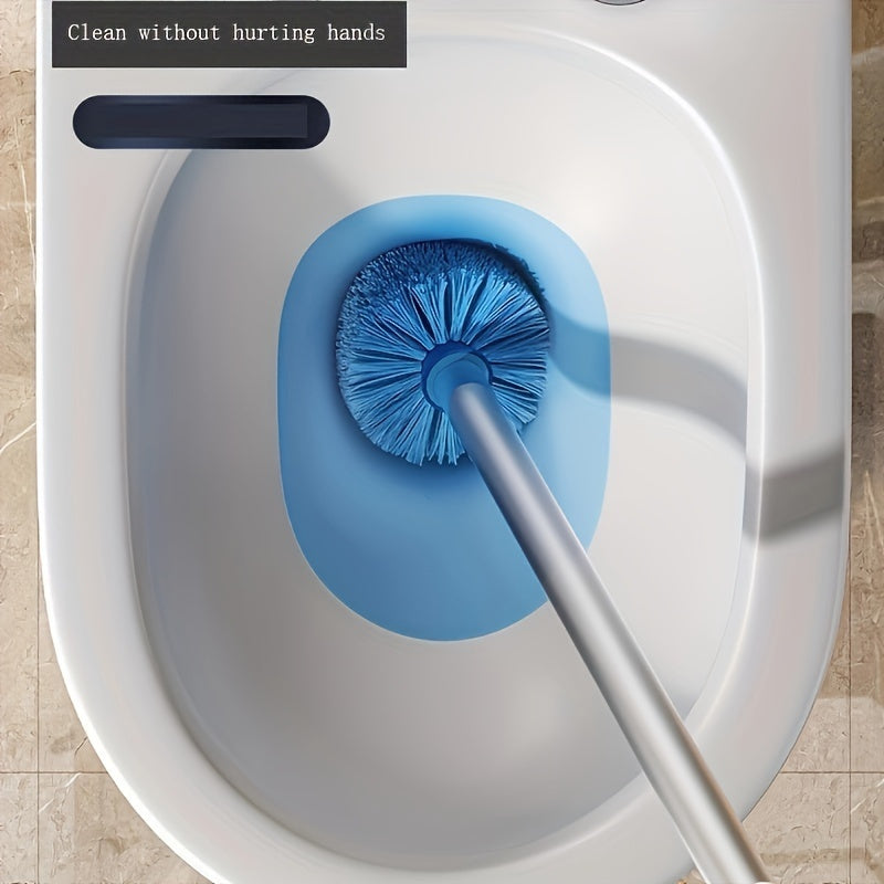 Introducing our new Wall-mounted Toilet Brush Set, complete with a long handle cleaning brush and base. Featuring a soft brush design, this set ensures comprehensive cleaning with no missed spots. Say goodbye to those hard-to-reach areas with our