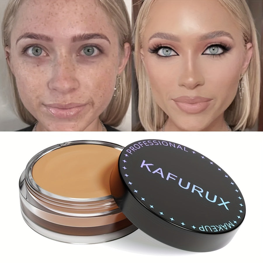 Waterproof liquid foundation and concealer for all skin tones. Covers freckles and wrinkles, enhances radiance and skin elasticity.