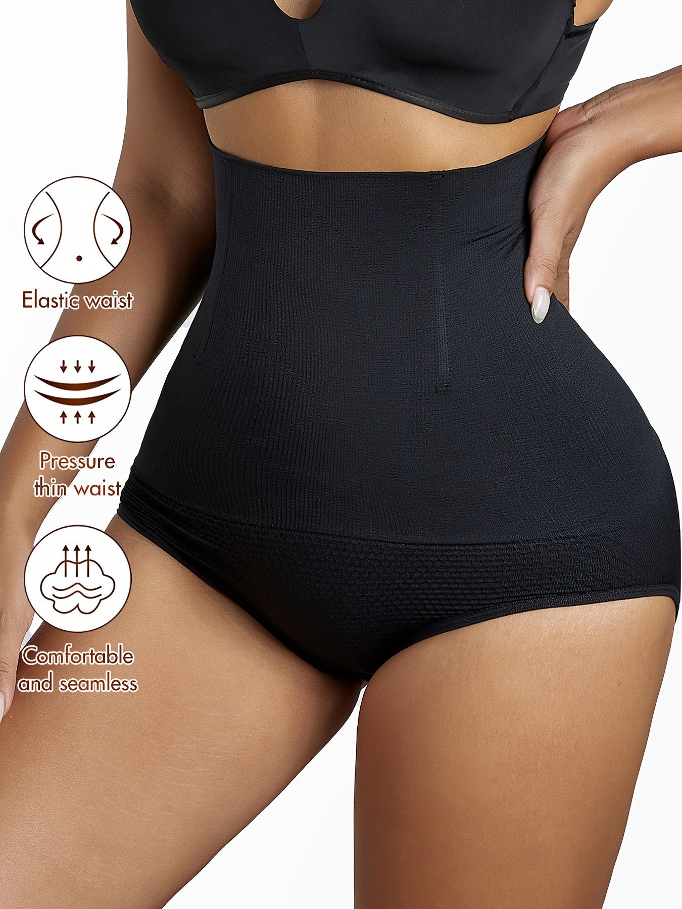 High waist tummy control panties and seamless shape panties for women.