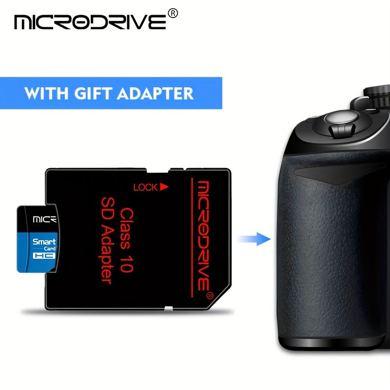 New styles Microdrive TF SD Card, high speed, 32GB SDHC Class 10 Memory card, available in various capacities. Includes SD adapter for smartphones.