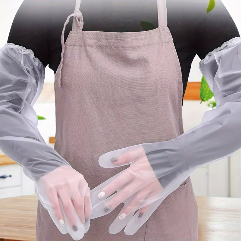 Kitchen Cleaning Gloves 20-Pack - Durable and Comfortable, Extra Long, Waterproof, Oil-Resistant, Multiuse Household Gloves for Dishwashing, Cleaning, Gardening - Made with Non-Alcohol Materials