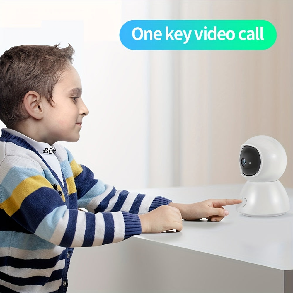 The ST-288-4M-TY smart camera offers high-definition video for remote monitoring on your mobile phone, allowing you to easily call and monitor your child with just one click for added security.