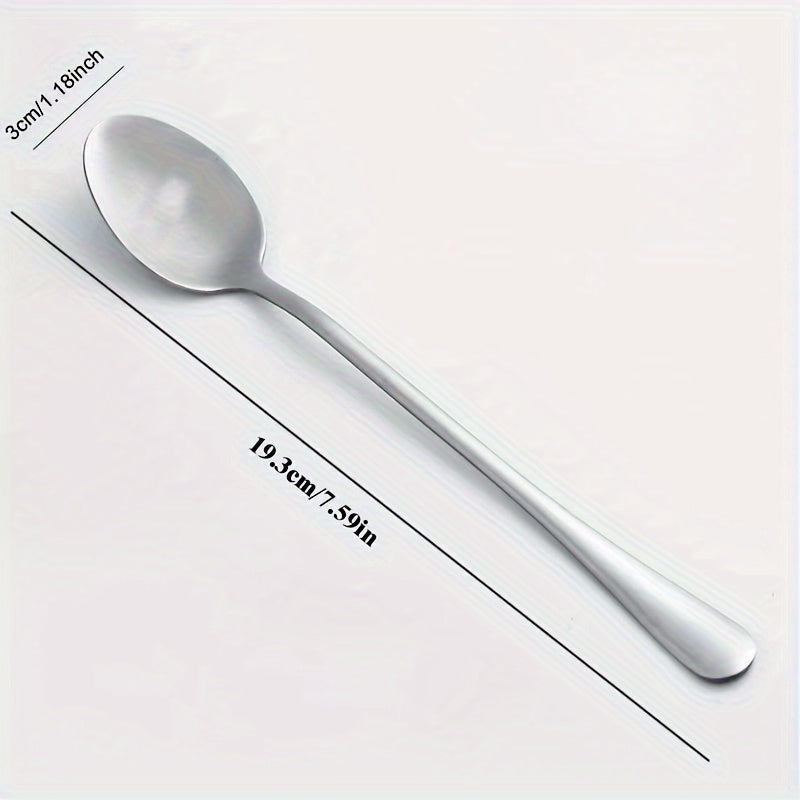 One "Happy Birthday To You" mirror-polished stainless steel spoon with engraving, perfect for coffee, ice cream, or as a gift for family parties and birthdays.