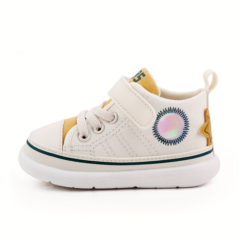 Children's Casual Cartoon Low Top Canvas Sneakers, Comfortable and Non-Slip