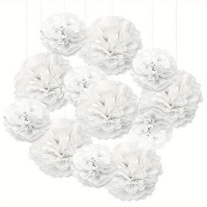 3 Paper Pom Poms for Wedding and Birthday Party Decorations