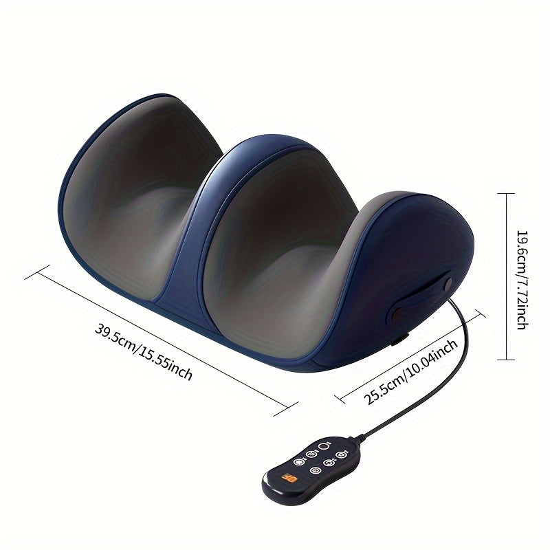 Shiatsu Foot and Leg Massager with Heat, USB Rechargeable Battery for Circulation and Relaxation.