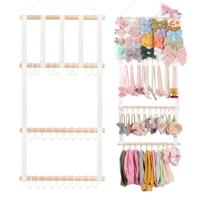 Keep hair accessories tidy with this cute headband holder wall hanging decoration, perfect for gifting this Christmas, Halloween, or Thanksgiving Day.