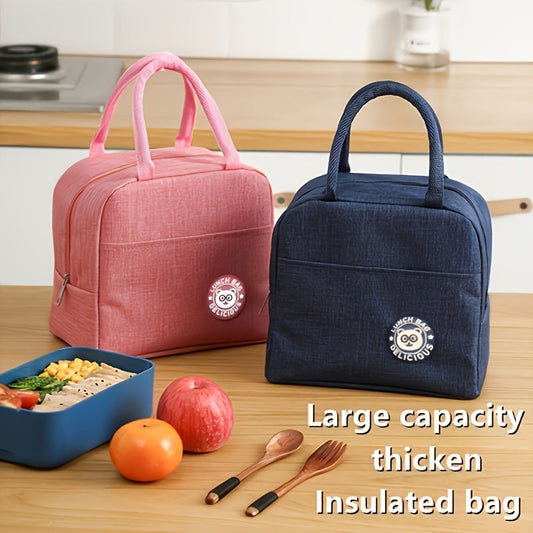 Stay organized on the go with our durable lunch bag made from Oxford cloth. This insulated thermal bento box carrier is perfect for work, school, or outdoor picnics. The aluminum foil lining keeps your food warm or cold for longer periods and the