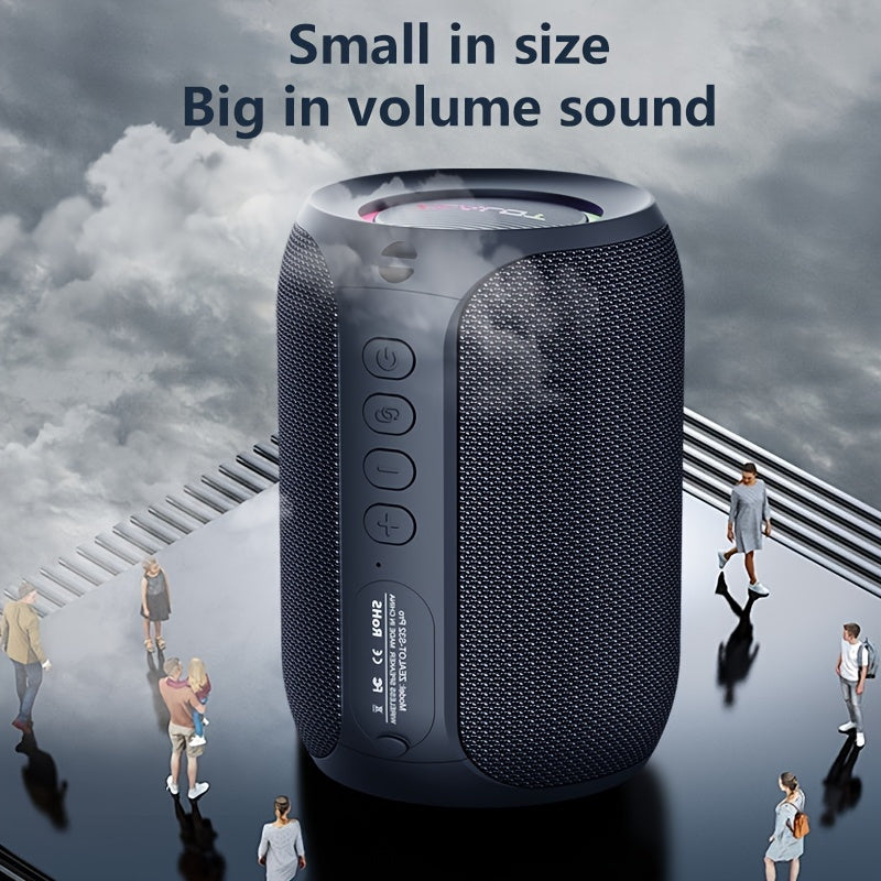 Zealot S32 Pro 15W Wireless Speakers with Outdoor Portable Subwoofer, Dual Pairing, 3600mAh Battery, 12 Hours Playtime, Booming Bass. Includes Charging Cable And Aux Cable.