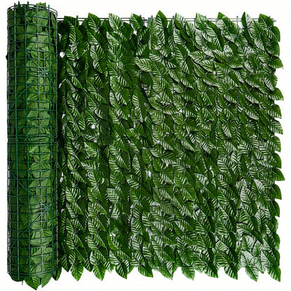 Artificial ivy privacy fence wall screen for home decor and garden decoration, perfect for reunions, holidays, and patio decor. All-season plastic plant.