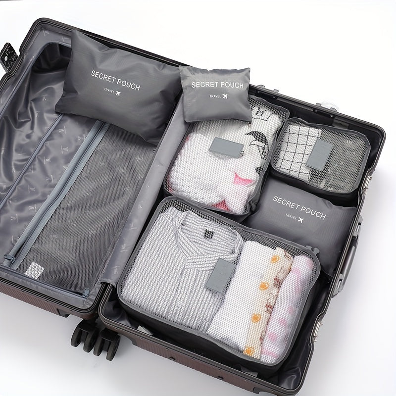 6-piece Travel Storage Set - Versatile organizer for various items.