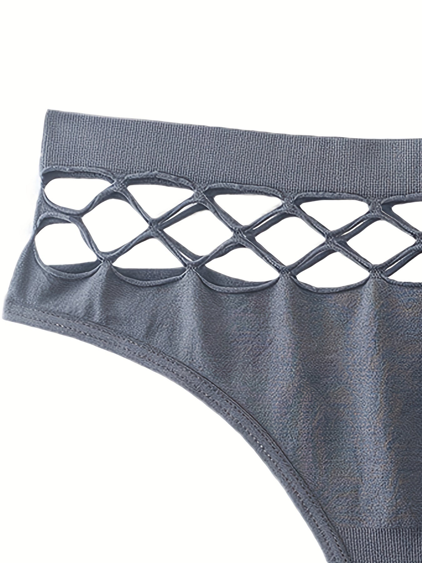 Sexy, breathable hollow out thongs for women's lingerie and underwear.