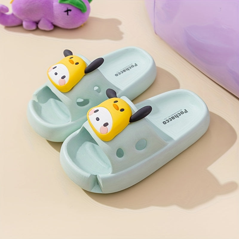 Sanrio Kuromi Girls' Slippers - Non-Slip EVA Footwear, Cute Style, All Seasons