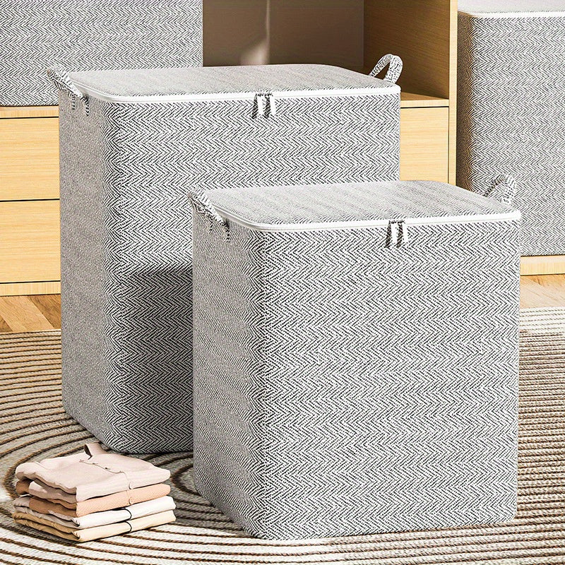 Storage space in bedroom closets, living rooms, offices, and dormitories can be maximized with this collapsible storage box. The box comes in 4 medium specifications and is ideal for under-bed storage.