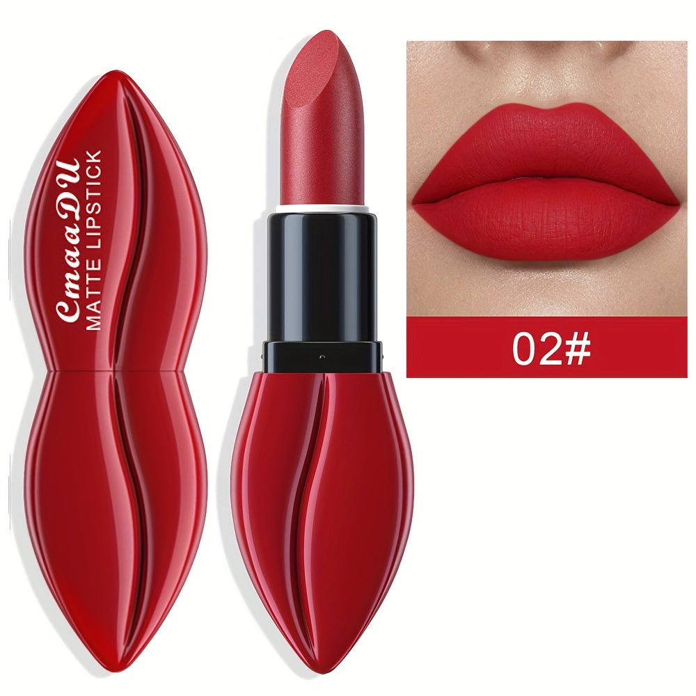 10 Colors Non-stick Cup Matte Lipstick, Long Lasting Waterproof Valentine's Day Gift