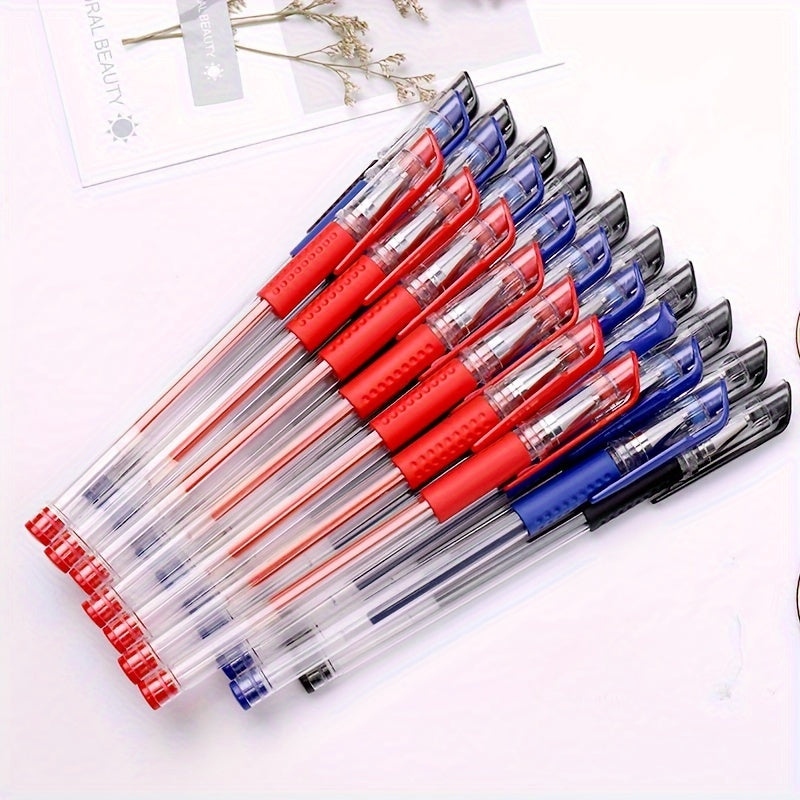 23pcs Black Gel Pen with 0.5mm Needle Tube Head for Business, College, High School, and Office Use