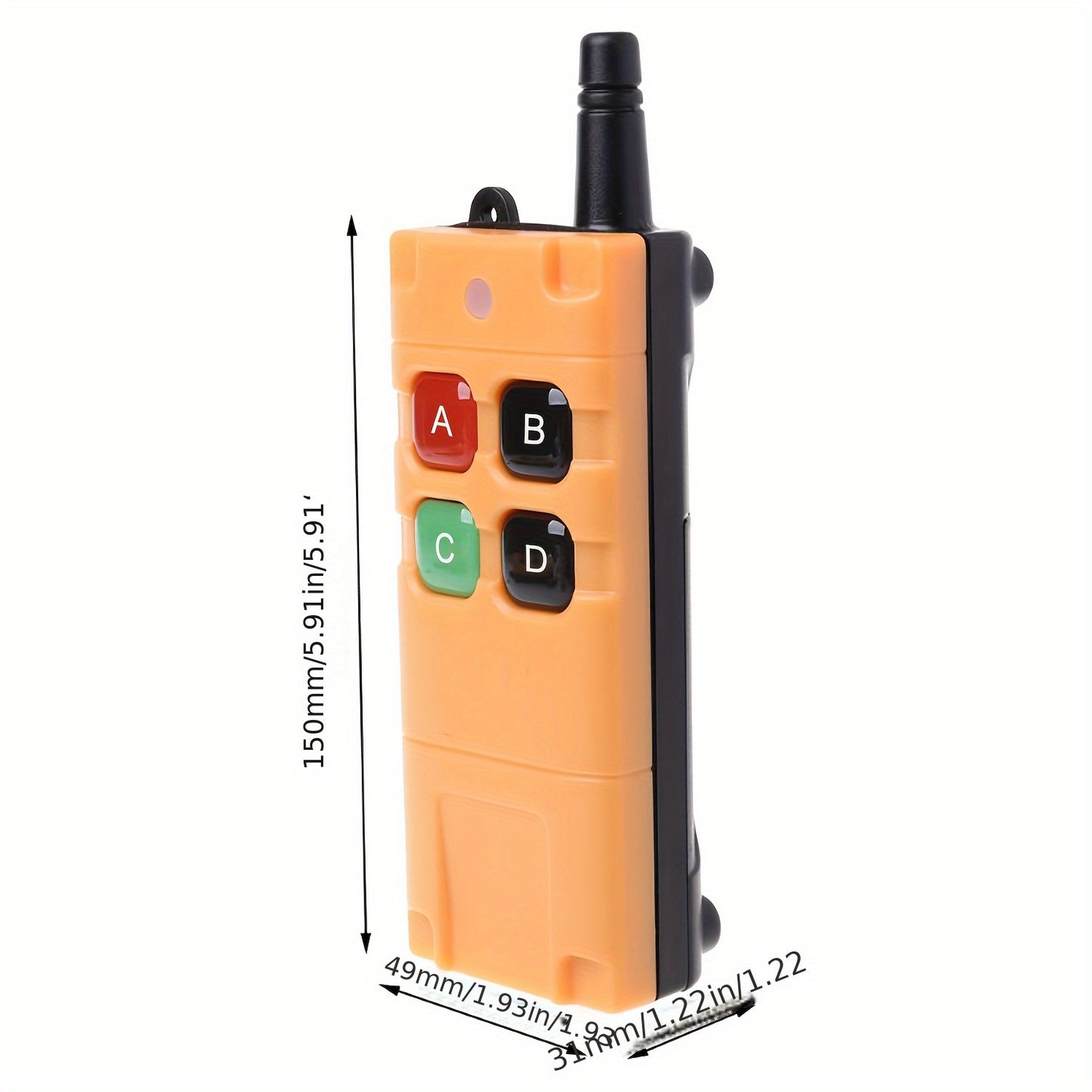 433MHz wireless relay remote control switch, 4 channel, 10A, wall mount, shock-resistant, for computers and room electrical wiring, operating voltage ≤36V, non-waterproof, no battery needed.