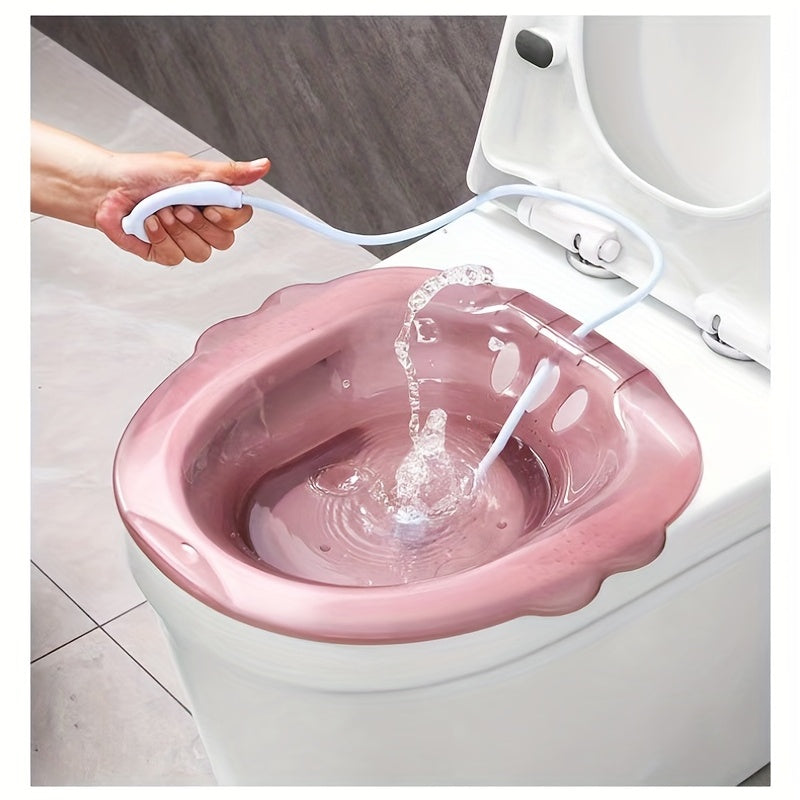 Newly designed household bath tub with extra thickness, ideal for postpartum and pregnant women. Equipped with a toilet seat sink and a separate butt cleaning basin for both men and women. Also includes an elderly care basin for added convenience.