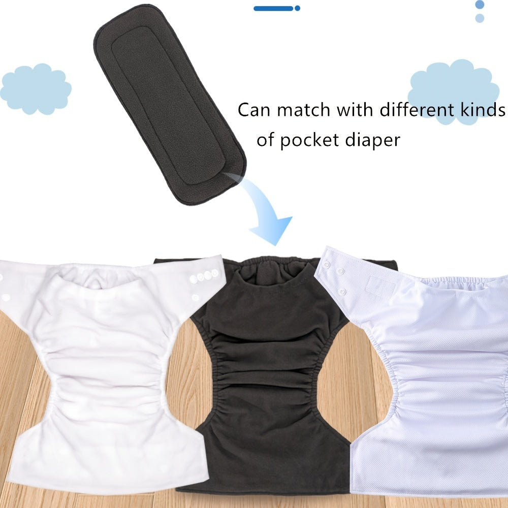 Two pieces of 5-layer Bamboo Charcoal Inserts for Cloth Diapers