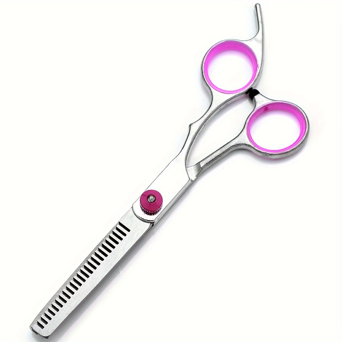 Professional pet grooming scissors for hair trimming and cutting.