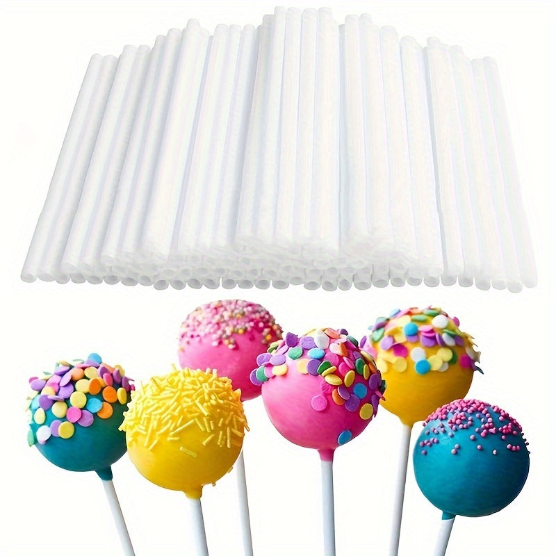 Approximately 100 pieces of 10cm long plastic rods for lollipops