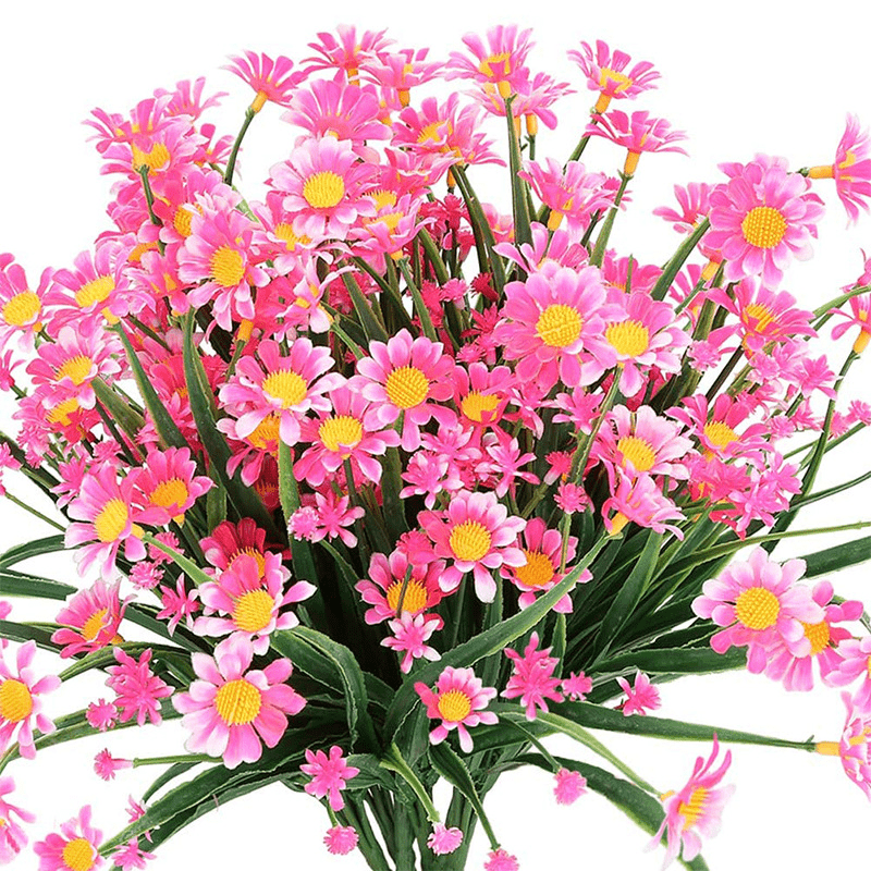 1 piece Daisy Artificial Flower with Anti-UV Non-fading Plastic for Home Decoration Indoors or Outdoors