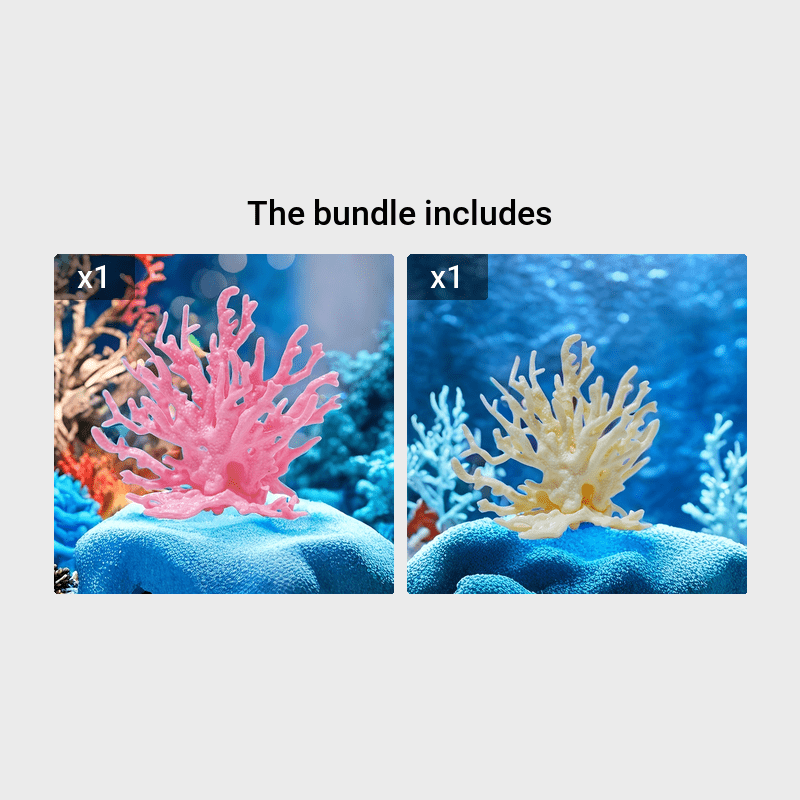 1 piece lifelike PVC coral reef aquarium decor for fish tanks, saltwater, and freshwater landscaping.