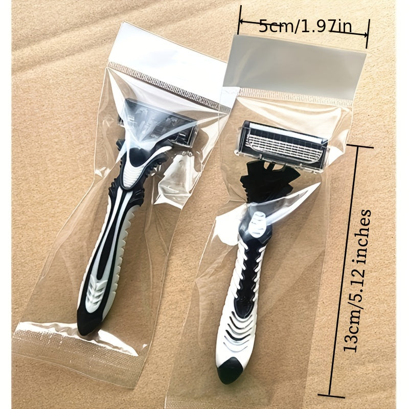 Disposable razor with five layers for men.