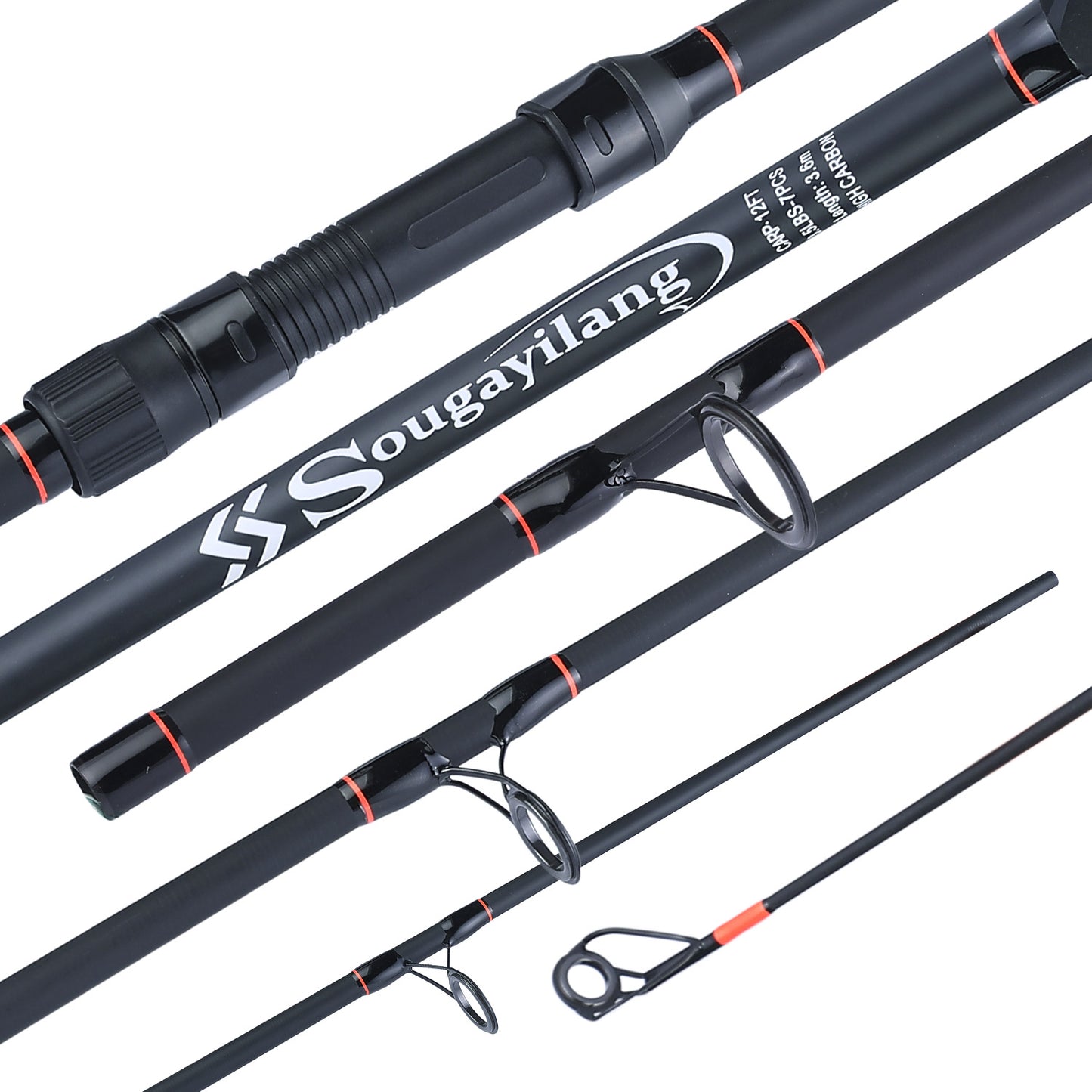 Sougayilang Carp Rod: Lightweight 6/7Section Carbon Fiber for Ultimate Carp Fishing.