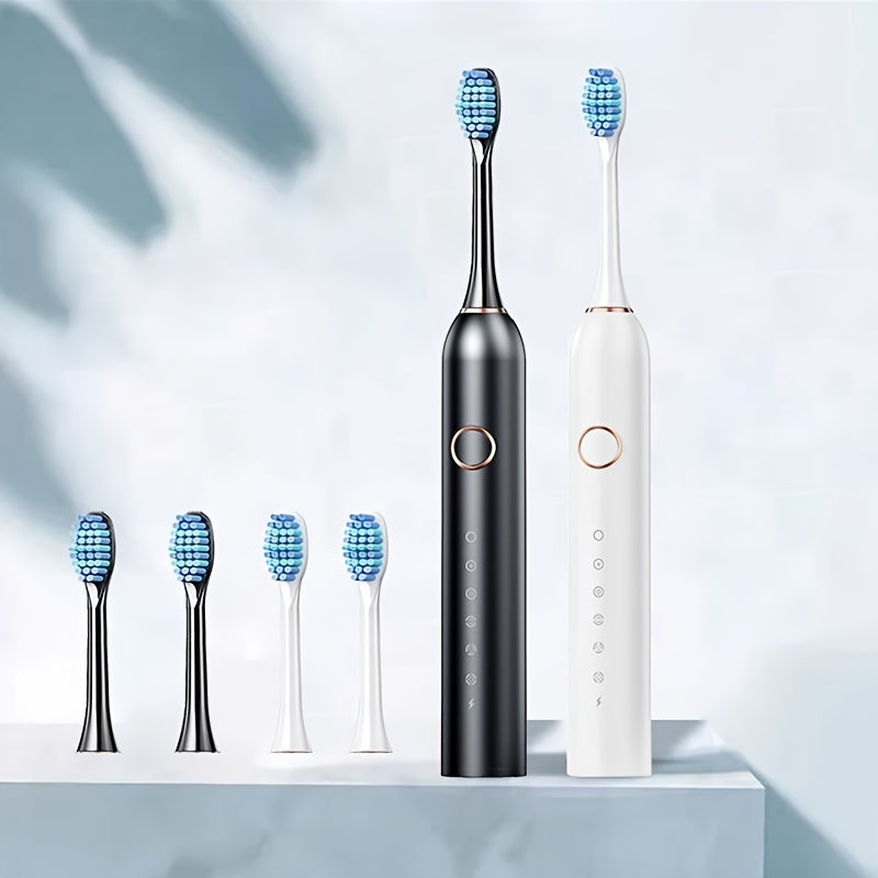 Sonic Electric Toothbrush for Adults with Whitening and Rechargeable features, suitable for couples.