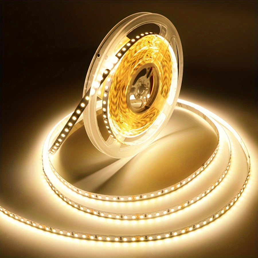 32.8ft/10m LED light strips, 24V, 2835 120LED/M, for home decor, plastic material, DC power.