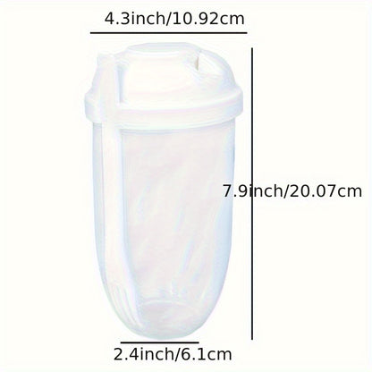 1000ml/33.8oz Healthy Salad Cup Set, BPA-Free Plastic, Oval Shape, Lightweight, with Dressing Holder & Fork. Perfect for Vegetables & Fruits on-the-go, ideal for Running, Picnics, Lunch & Breakfast, and special occasions like Christmas, Thanksgiving