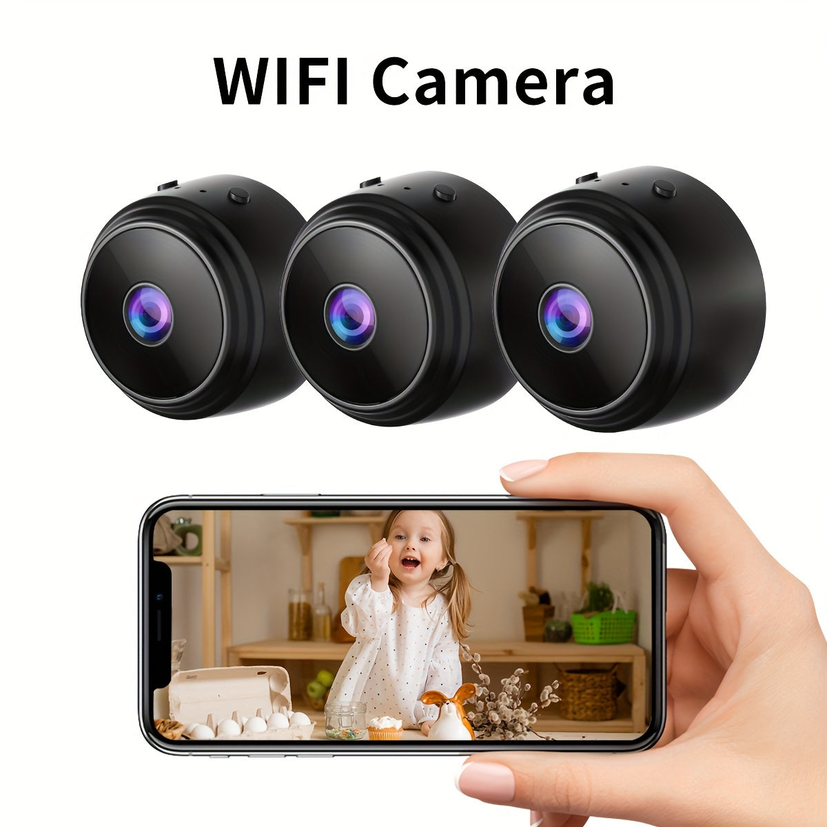 480p pet camera with indoor/outdoor surveillance, mobile remote app for viewing anytime, and smart camera capabilities. View anytime, anywhere with the mobile remote app.