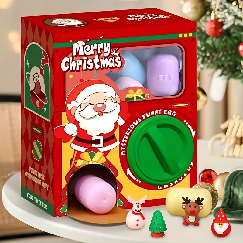 Christmas Gift Random 6 Eggs Gashapon Machine Toy - Ideal Present for Kids