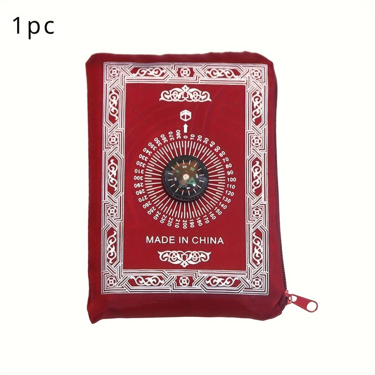 Muslims can now travel in comfort and style with this Travel Prayer Mat. Made from waterproof polyester, this portable worship blanket is perfect for use anywhere. It comes with a built-in compass for easy orientation during prayer, and is machine