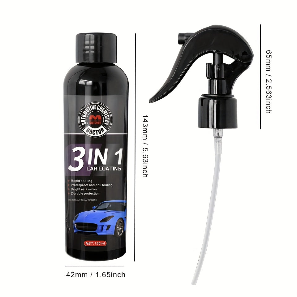 Universal Car Polish And Wax Kit, Suitable for White, Black, Red, Gray Colors, Anti-Scratch Shine Protection