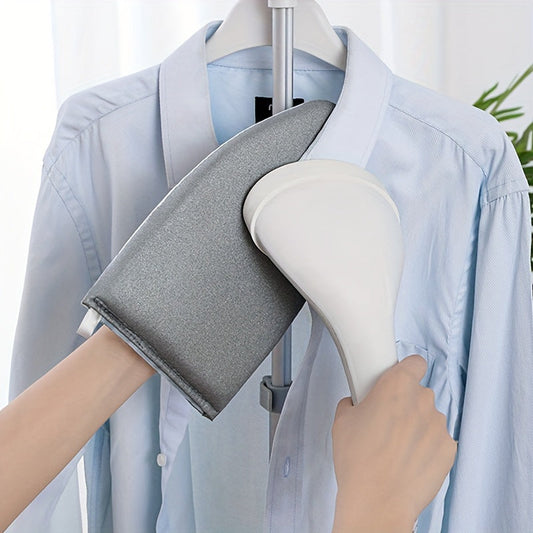 No Electricity Needed - Portable Handheld Ironing Board Set with Heat-Resistant Mat, Protective Gloves, and Manual Garment Steamer Accessories