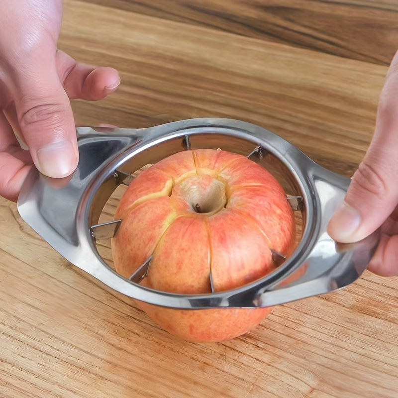 Apple Slicer & Corer made of Stainless Steel - A Durable Kitchen Tool for Precisely Cut Fruits, Great for Home and Dormitory Cooking