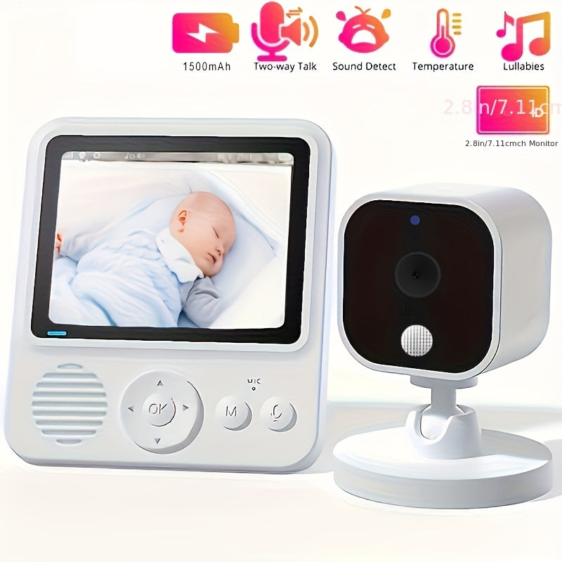 Keep your loved ones safe with our HD Safety Monitor featuring Voice Intercom and Temperature Display. This real-time device includes a powerful 1500mAh rechargeable battery and a cry alarm camera to ensure the safety of youngsters. It makes the perfect