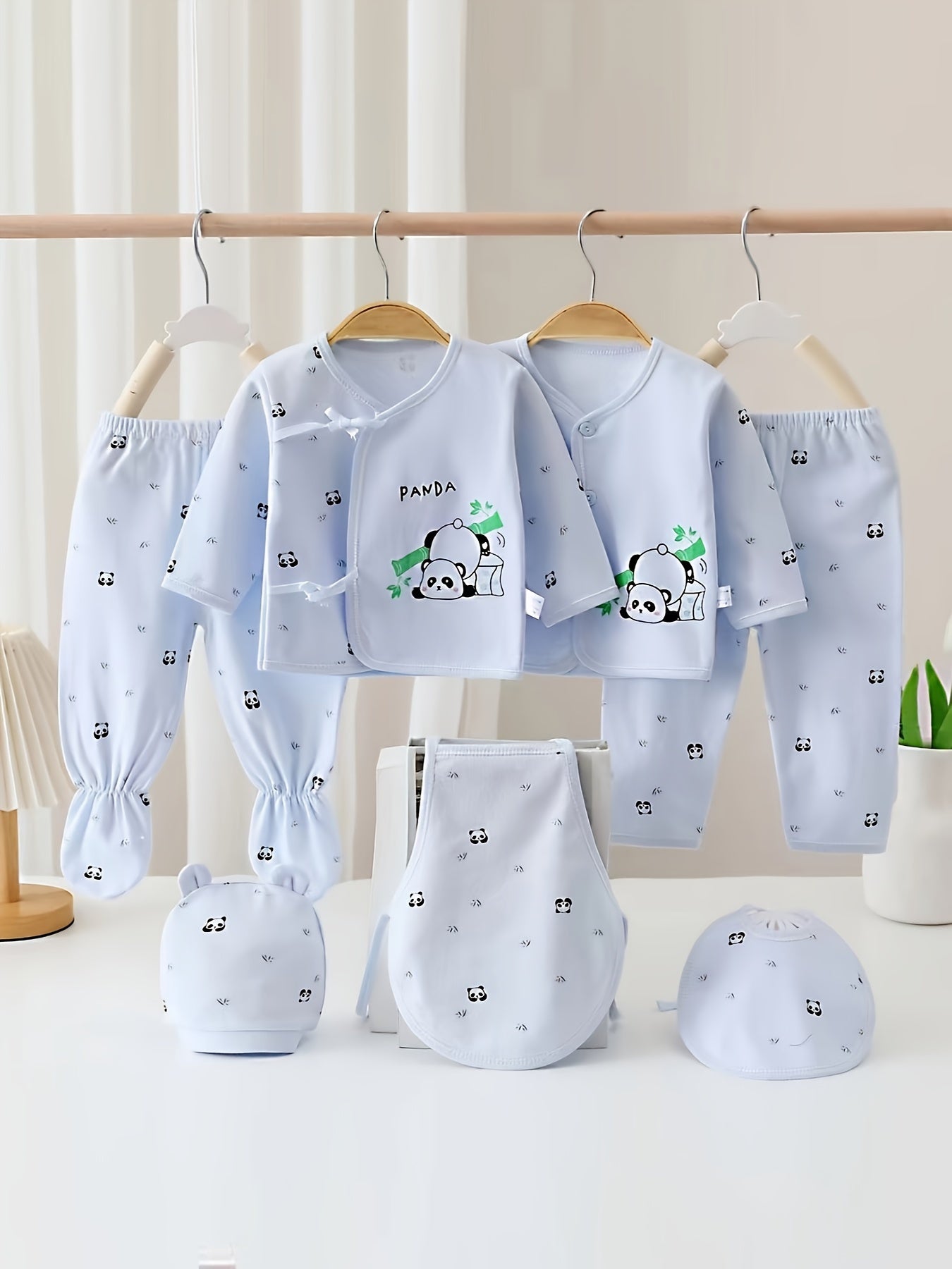 7-piece set of children's cotton underwear for ages 0-3 months