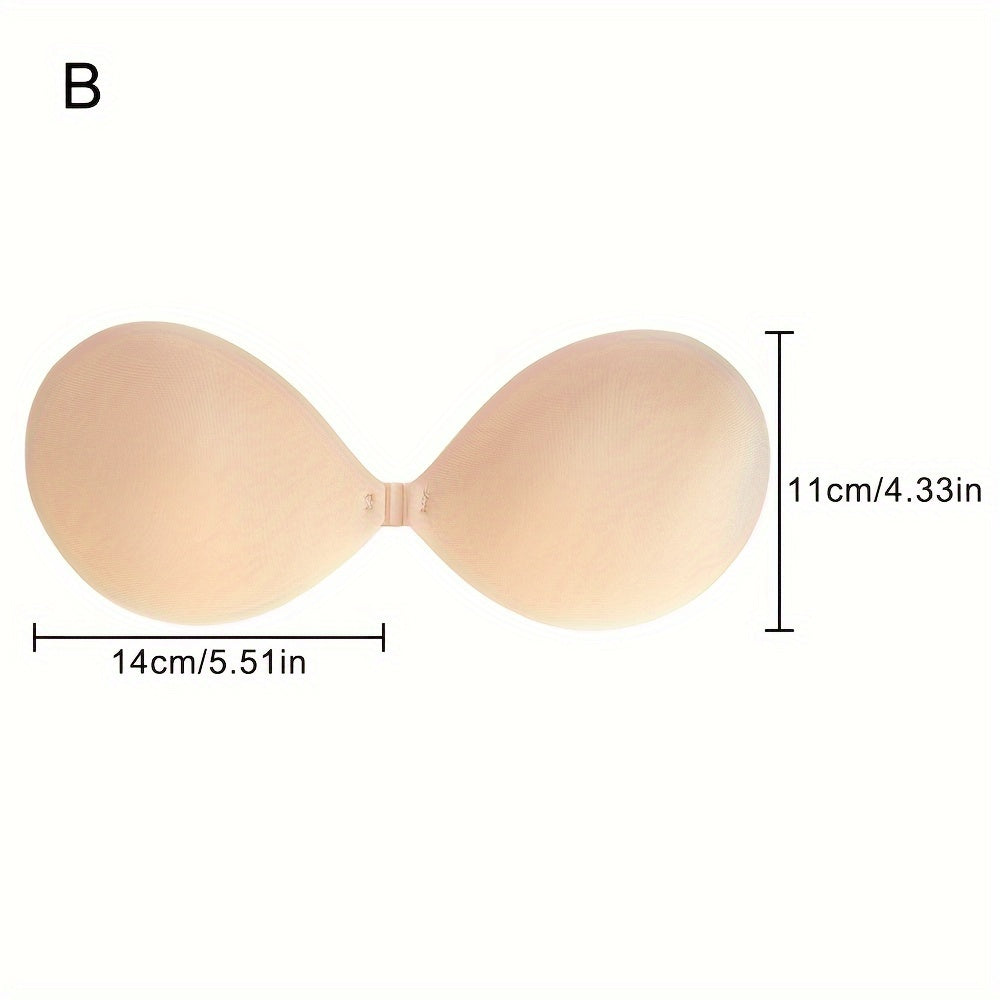 1 pair of silicone bust push-up bras, lingerie accessory