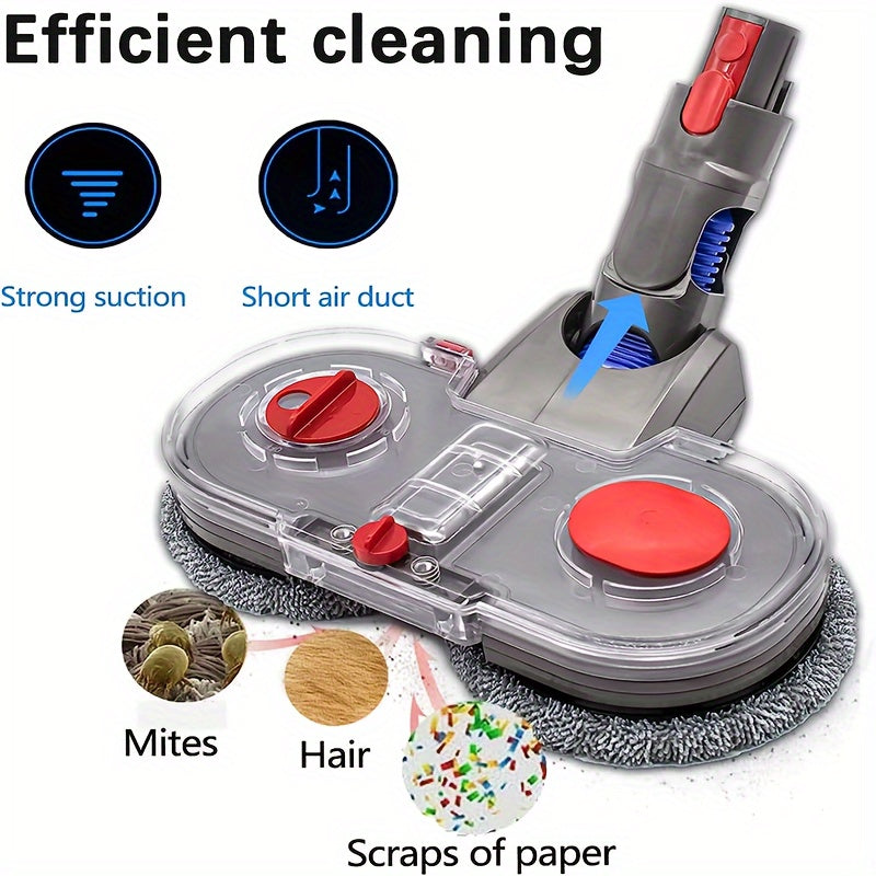 Microfiber mop pads come in a pack of 6 and are designed to fit V6, V7, V8, V10, V11, V12, and V15 electric mop heads. These pads are suitable for wet or dry cleaning and are easy to install as replacement floor cleaning cloths.