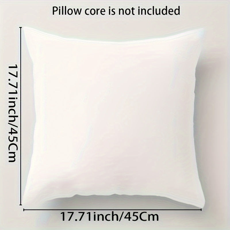 Inspirational pillow cover for son, 44.96x44.96 cm, single-sided print, polyester, contemporary style. Perfect for bedroom sofa or hotel decor. Gift from mother.