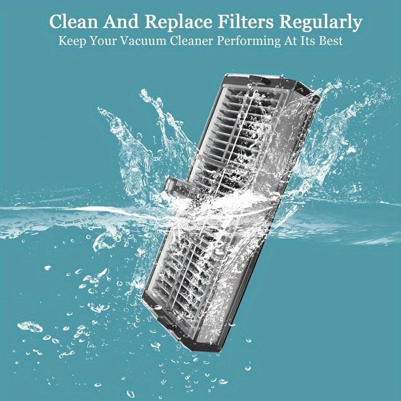 High-quality replacement HEPA filters designed for use with Dreame L10s Pro Ultra/X40 Ultra/X30 Ultra/X30 Pro Plus/X30 Pro Ultra Robotic Vacuum Cleaners. Includes a set of 4 filters for high-efficiency filtration. Compatible with plastic floor attachment