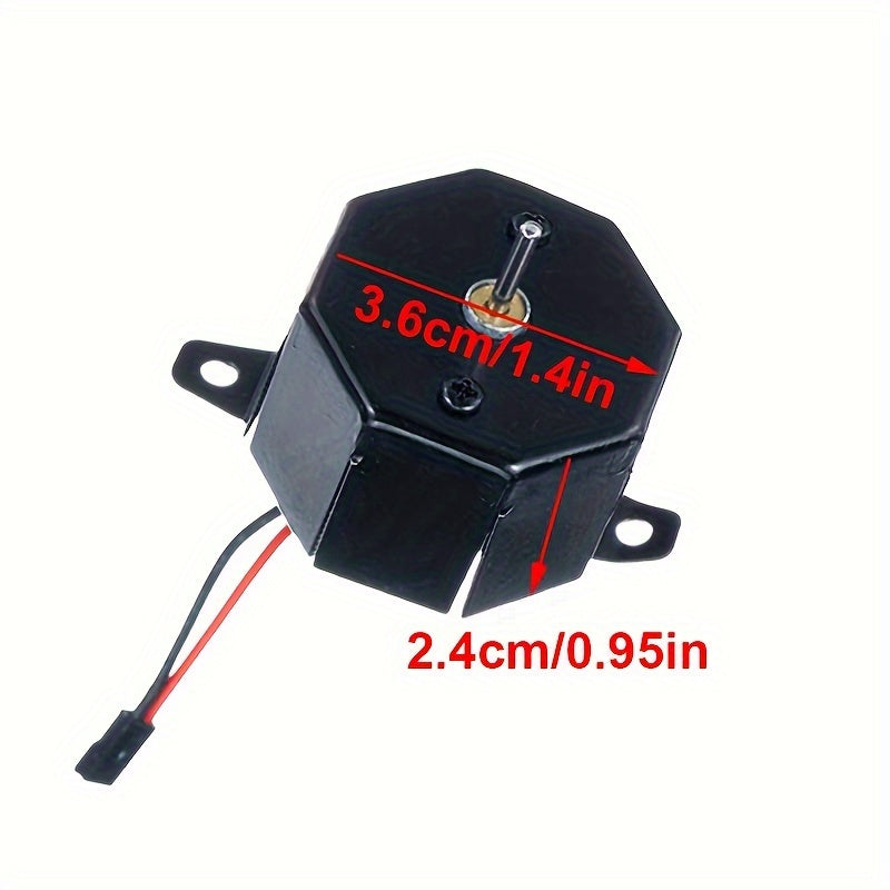 Wall mounted fireplace fan motor with a speed of 1450RPM made of durable metal construction, perfect for use with wood burning stoves.