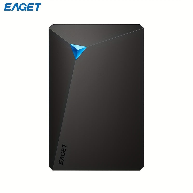 EAGET High-Speed USB 3.0 Portable External Hard Drive with UASP support for PC, PS4/5, Xbox, NTFS Pre-Formatted, Available in various sizes.