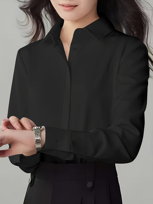 2024 French High-end Professional Women's Long Sleeve Shirt